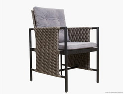 Кресло Бристоль из ротанга и алюминия