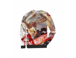 Свитшот 3D с полной запечаткой на 9 Мая, День Победы Враг был разбит!