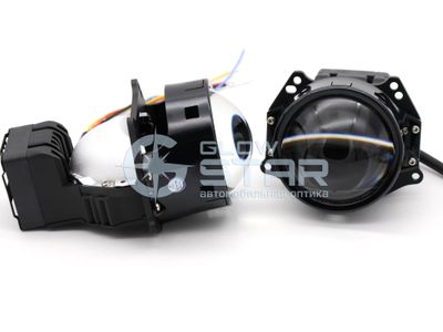 Билед модули Aozoom K3 Dragon Knight New DK200 (III поколение) 3.0 дюйма, 2 чипа, 5500K, 12V, 50W/60W, крепление 3R (комплект, 2шт)