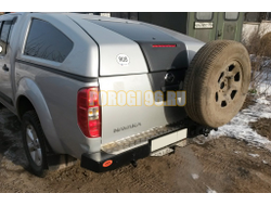 Задний силовой бампер серии Трофи на Nissan Navara III 2010-2015 (03.168.02)