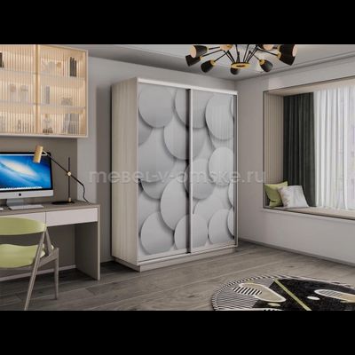 Шкаф-купе Дуо-Фото (Шары) 1200*450*2200