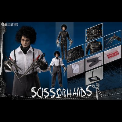 Эдвард Руки-Ножницы (Джонни Депп, Edward Scissorhands) - КОЛЛЕКЦИОННАЯ ФИГУРКА 1/6 Scissorhands (PT-sp52) - PRESENT TOYS