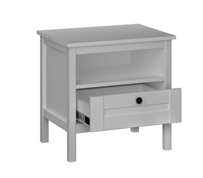 Фрея Тумба прикроватная (мдф) (Белый), Ш540*В530*Г399 мм