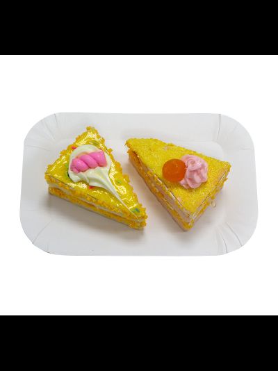 Тарелка картонная прямоуг. 100 шт. (белая), 140*210мм