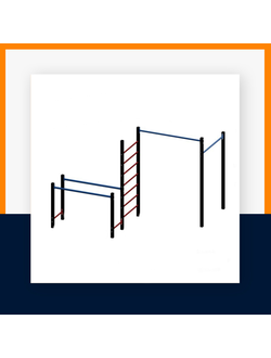 Спортивная площадка Workout W05+качель-гнездо