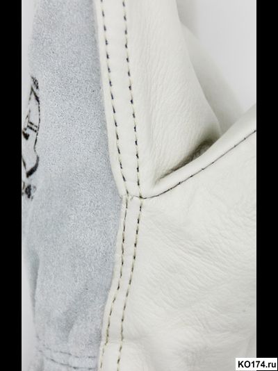 Перчатки кожаные комбинированные Драйвер-12