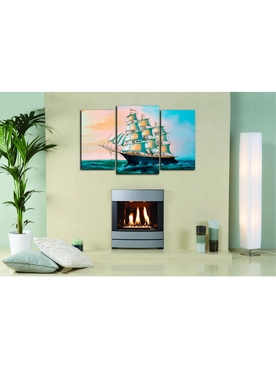 Модульная картина "Корабль в море"