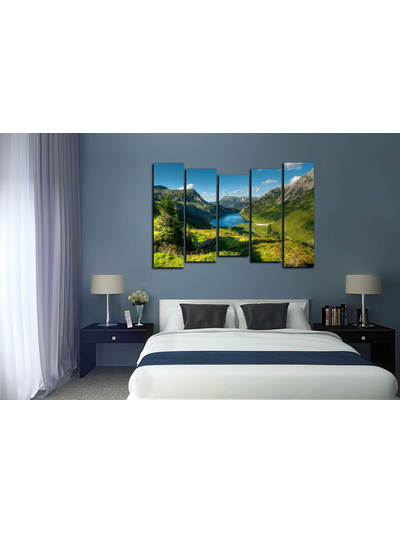 Модульная картина "Горный воздух"