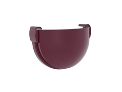 Заглушка желоба Дизайн 135 ПВХ Grand Line бордо