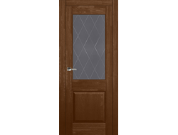 Дверь эмаль орех, Элегия со стеклом графит