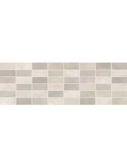 Настенная плитка панно мозаика Фиори Гриджо 1064-0102 20х60 светло-серая