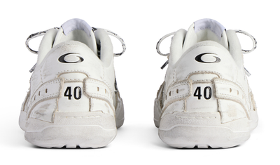 Кроссовки Balenciaga Hamptons Worn-Out White Beige