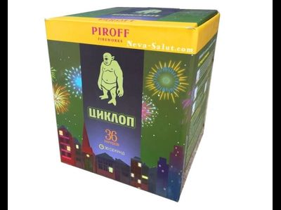 Батарея салютов ЦИКЛОП БСП1103608 PIROFF | Neva-Salut.com