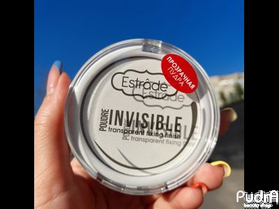 ESTRADE Пудра финиш прозрачная INVISIBLE