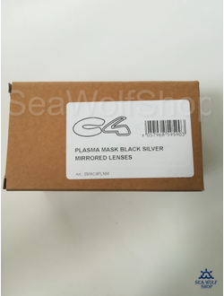 Маска для дайвинга C4 Plasma black зеркальная (силикон, стекло)