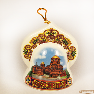 Колокольчик керамический кокошник  Собор А.Невского