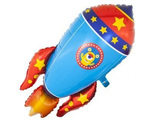Шар (41&#039;&#039;/104 см) Фигура, Космическая ракета, 1 шт.