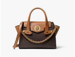 Сумка сэтчел Michael Kors Carmen Extra-Small коричневая