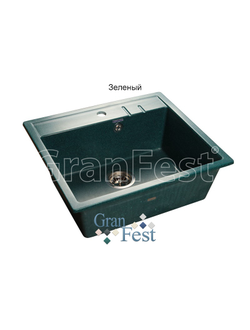 Керамическая мойка Granfest Гранфест QUADRO GF-Q560 1 секционная мойка с отверстием под смеситель