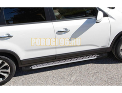 Пороги на Kia Sorento (2012-2018) Bmw-style V2