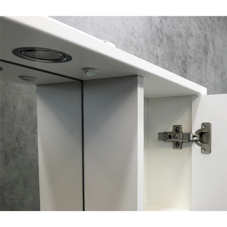 Тумба-умывальник "Модена М-75" белая матовая с раковиной "Quadro 75"