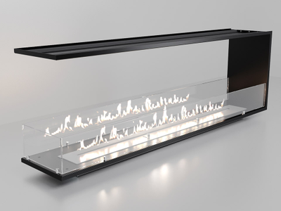 Торцевой биокамин 1600G