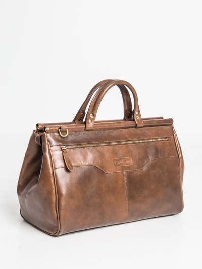 Кожаный саквояж Altamura Premium brown (арт. 4025-63)