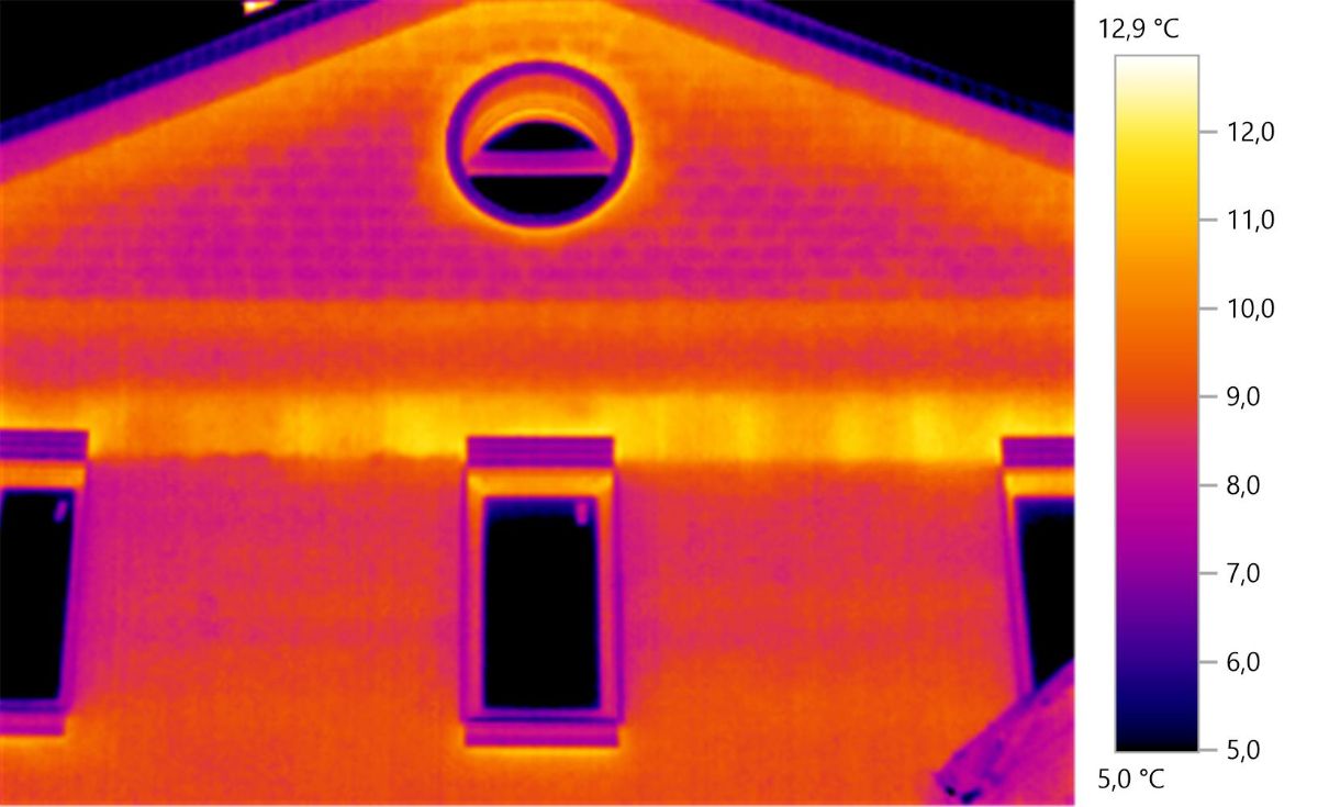 Неразрушающий контроль (термографирование) жилого дома