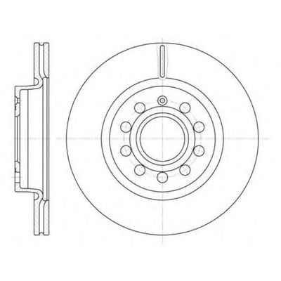 Диск тормозной передний