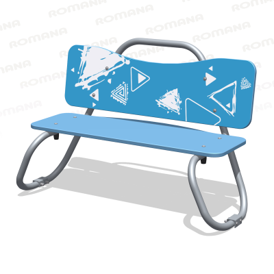 Скамейка со спинкой (фанера) Romana 057.58.00