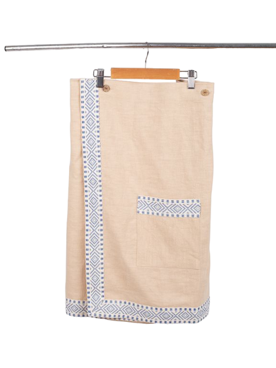 Килт женский для бани из крапивы