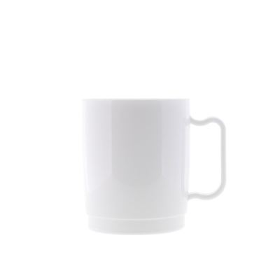 Кружка 300 мл, Н 91,8 мм, D 76 мм, поликарбонат, белый