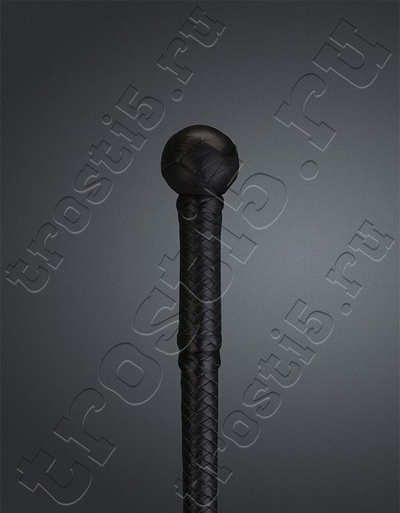 Стальная черная трость "Казачья" с клинком