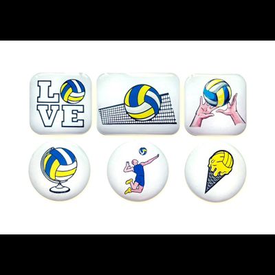 Набор волейбольных  3d стикеров
