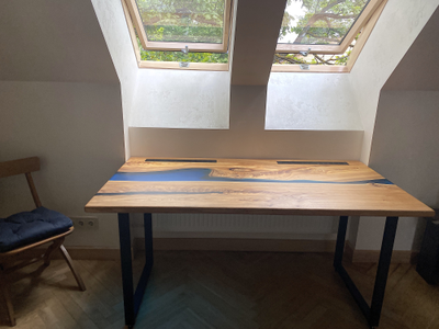 слэб, стол река, карагач, дуб, мебель на заказ, стол из слэба, мебель для ресторана, столешница спил