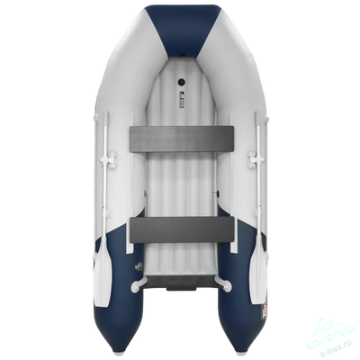 Лодка ПВХ Мастер Лодок Таймень NX2900НДНД "Комби" Св.Серый / Синий