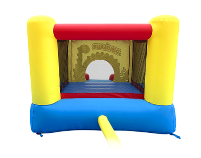 Батут с горкой Happy Hop «Забавный динозавр»