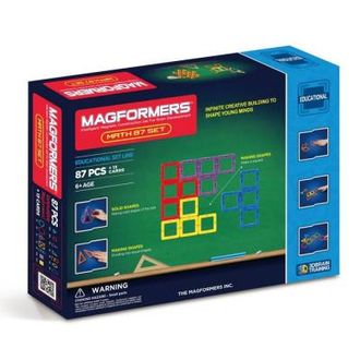 Магнитный конструктор MAGFORMERS 711002 (63109) Увлекательная Математика (учебное пособие в комплекте)