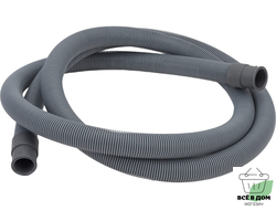 Aquant Шланг сливной д/стиральной машины 200см, полипропилен, запаянный наконечникПВХ, SM201-22-MR