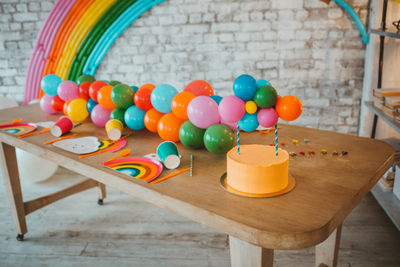 Оформление детского дня рождения в стиле "Радуга" "№ 1463