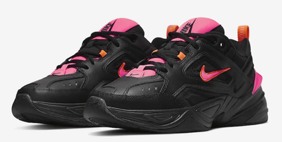 Nike M2K Tekno Black (Черные) Арт2 сбоку