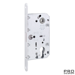 Магнитный замок AGB Mediana Polaris CL под цилиндр, матовый хром