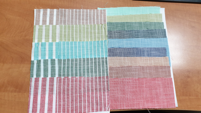 Лён  стрейч А 7777  Цвет 5 Красный