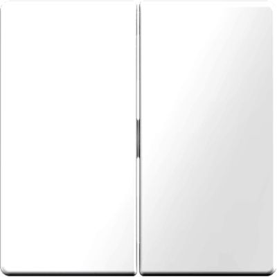 Клавиша 2-клавишного выключателя Berker серий Q.1/Q.3, полярная белизна бархат