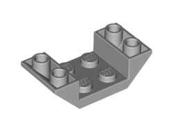 Slope, Inverted 45 4 x 2 Double with 2 x 2 Cutout, Light Bluish Gray (4871 / 4211517)