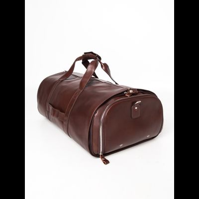 Кожаный портплед / дорожная сумка Milano Premium 
brown (арт. 4035-53)