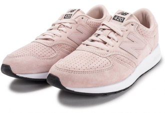 New Balance 420 Розовые с белым женские (36-40) Арт. 355M-A