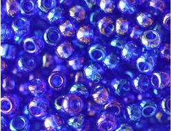 БИСЕР PRECIOSA 10/0 - 50г - 31080 ПРОЗРАЧНЫЙ РАДУЖНЫЙ СИНИЙ