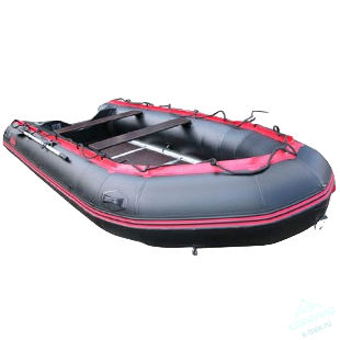 Лодка ПВХ Мнев и К Korsar Командор KMD-430 Чёрный