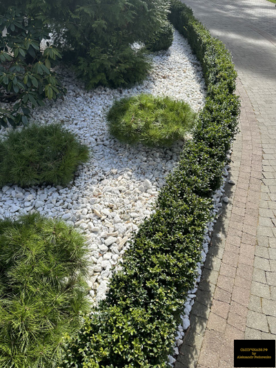 белый мраморный щебень